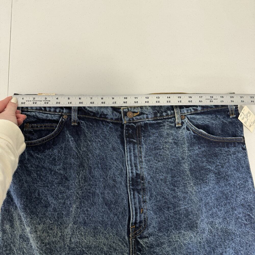 Vintage Levi's Mens Jeans 42x30 Blue Cotton Tapered Leg Deadstock Made in USA - Picture 6 of 16
